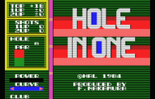 HOLE IN ONE