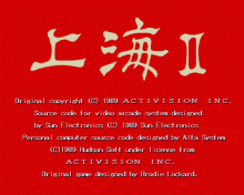 SHANGHAI II