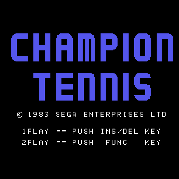 チャンピオンテニス (SC・SGカートリッジ)